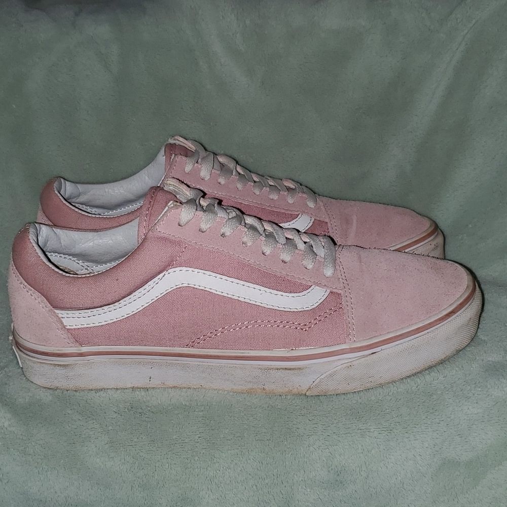 Vans Pastel Pink Skateboard Shoes M8 W9.5 Unisex